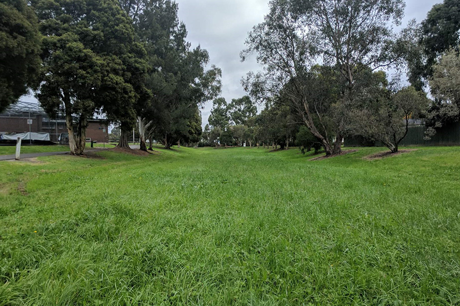 Blind Creek before 'daylighting'
